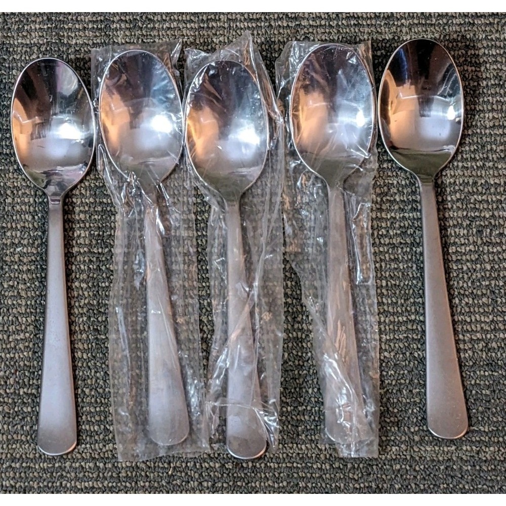Ikea Stainless Steel 22185 5 PC Dinner Spoons 221 85 Dragon Discontinued